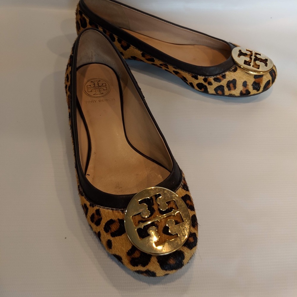 Tory Burch Leopard Flats Women's size 7